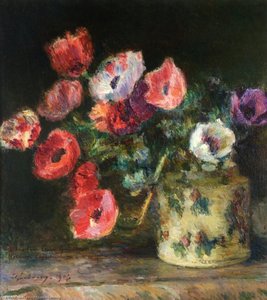 Bouquet Of Anemones — Albert-charles Lebourg