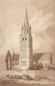 Ouvres Church, Normandy — John Sell Cotman