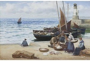 Sorting The Catch, St Monan's — Alexander Young