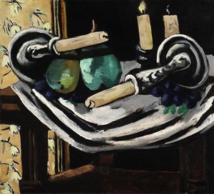 Still Life With Fallen Candles — Max Beckmann