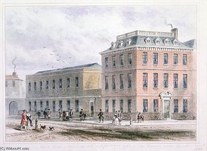 View Of Soho Square And Carlisle House — Thomas Hosmer Shepherd