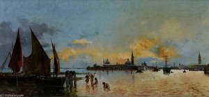 Vista De Venecia — Antonio Maria De La Concepcion Reyna Manescau
