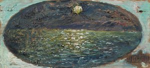 Seascape In Moonlight — David Davidovich Burliuk