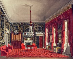 The Queen's Breakfast Room, Buckingham House — William Henry Pyne