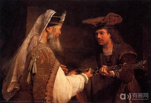 Ahimelech Giving the Sword of Goliath to David