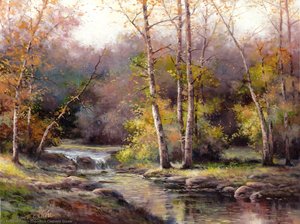 Trees On The Hill — Theodore Clement Steele