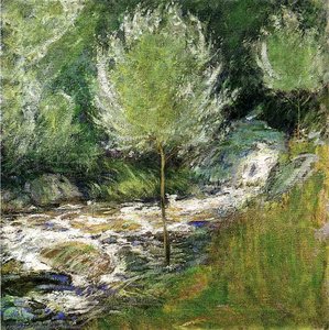 The Brook, Greenwich, Connecticut (aka Horseneck Falls, Greenwich, Connecticut) — John Henry Twachtman