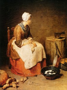 The Kitchen Maid — Jean-baptiste-siméon Chardin