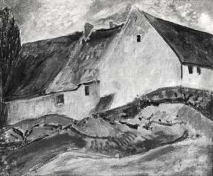 Farmhouse, (painting) — Alfred Henry Maurer