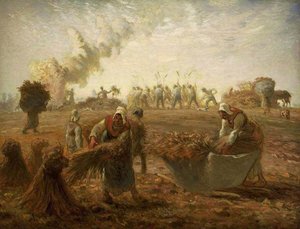 Buckwheat Harvest, Summer — Jean-françois Millet, Realist Movement