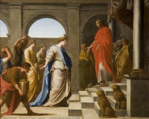 Solomon And The Queen Of Sheba — Eustache Le Sueur (lesueur)