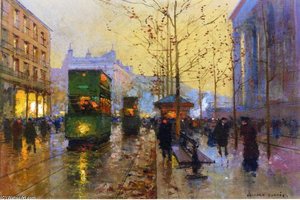 The Madeleine, Twilight — Edouard Cortès