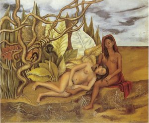 Two Nudes In The Forest (the Earth Itself) — Frida Kahlo