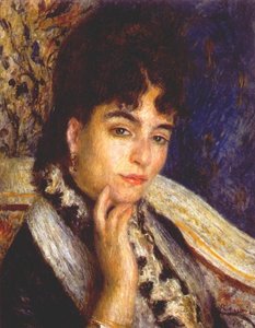 Portrait Of Mme. Alphonse Daudet — Pierre-auguste Renoir