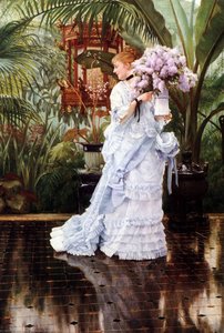 The Bunch Of Lilacs — Jacques Joseph Tissot