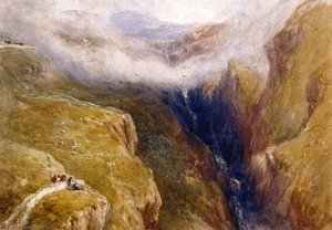 Rhaiadr Cwm, North Wales — David Cox