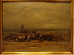 Pêcheurs Sur La Plage — Boulard Auguste Marie