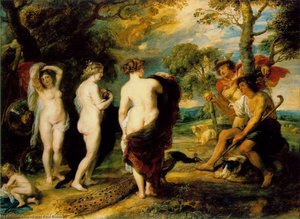 The Judgment Of Paris C.1636 Ng London — Peter Paul Rubens, Baroque