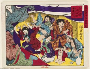 Sumô Fanatics At The Ekô-in Temple In Eastern Ryôgoku