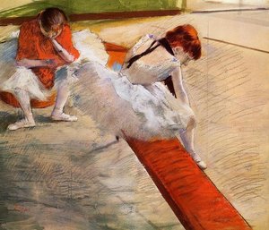 Dancers Resting — Edgar Degas