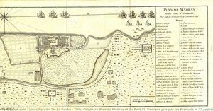 Title (original): Plan De Madras Et Du Fort St. Georges Pris Par Les François Le 21 Septembre 1746 — Louis Paradis De La Roche
