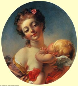 Venus Refusing Cupid A Kiss — Jean-honoré Fragonard