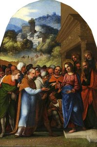 The Tribute Money — Lodovico Mazzolino