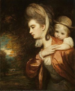 Mrs. Stephen Payne-gallwey And Her Son Charles — Sir Joshua Reynolds