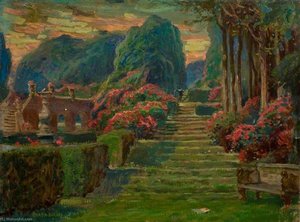 Stage Setting for 'Twelfth Night' by William Shakespeare