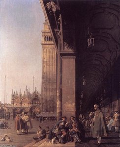 Piazza San Marco: Looking East From The South West Corner — Canaletto