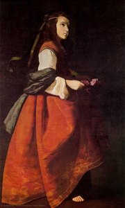 Santa Casilda 1 — Francisco De Zurbarán, Baroque Religious Painting