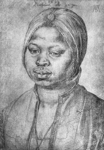 Portrait Of African Woman Catherine — Albrecht Dürer
