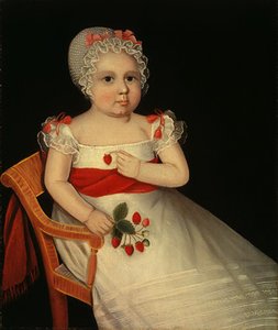 The Strawberry Girl — Ammi Phillips, Neoclassicism