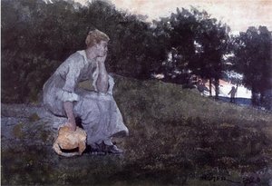 Waiting — Winslow Homer