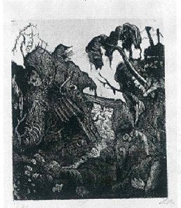 Disintegrating Trench — Otto Dix