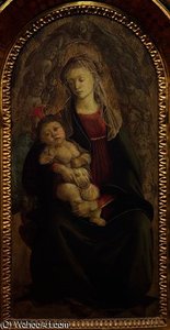 Madonna And Child In Glory — Sandro Botticelli
