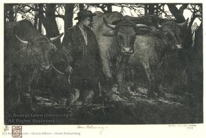 Oxen Returning — Grace Thurston Arnold Albee