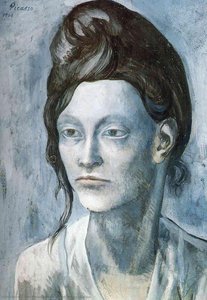 Woman With Her ..hair In A Small Bun — Pablo Picasso