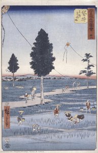 Station 28, Fukuroi — Utagawa Hiroshige, Impressionistic Landscape