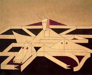 Bull And Horse — Oscar Dominguez