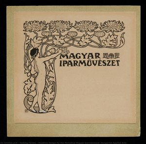 Headline Design For The Periodical Magyar Iparművészet (hungarian Applied Arts) — Helbing Ferenc, Art Nouveau