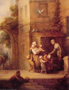 Charity Relieving Distress — Thomas Gainsborough