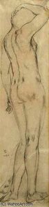 Eune Femme Nue De Dos — Léonard Tsuguharu Foujita
