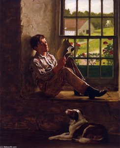 The Study Hour — John George Brown