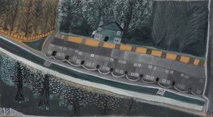 Street Of Houses And Trees — Alfred Wallis