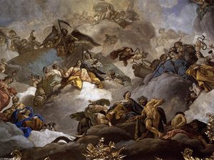 Ceiling fresco (detail)