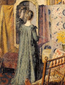 Woman Standing In Front Of The Mirror (also Known As Madame Georges Lemmen) — Georges Lemmen