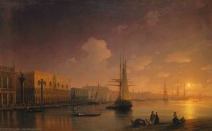 Venetian Night — Ivan Konstantinovich Aivazovsky, Romanticism