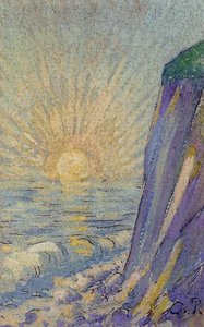 Sunrise On The Sea — Camille Pissarro