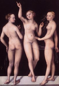 Three Graces — Lucas Cranach The Elder, Renaissance